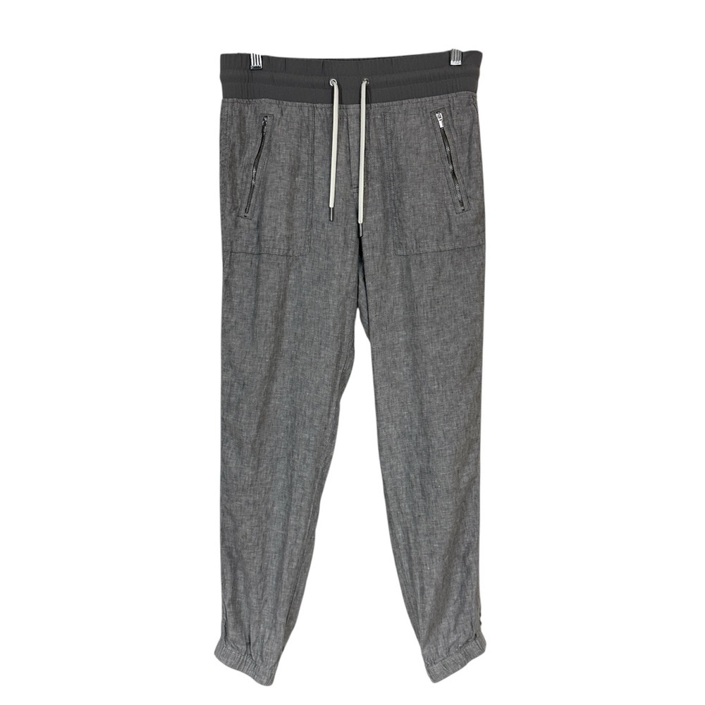 Athleta Gray Cabo Linen Jogger